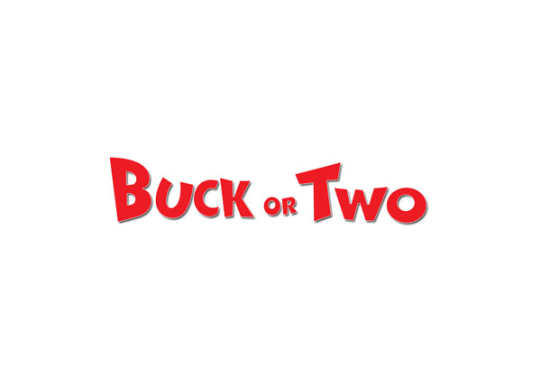 Buck or Two logo design, branding, marketing, advertising, Toronto, Greater Toronto Area, GTA, Stouffville, York Region, Aurora, Newmarket, Markham, Richmond Hill, Ontario