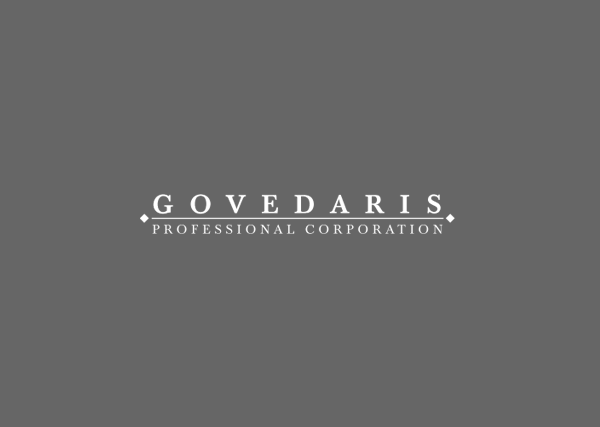 Govedaris Professional Corporation logo design, branding, marketing, advertising, Toronto, Greater Toronto Area, GTA, Stouffville, York Region, Aurora, Newmarket, Markham, Richmond Hill, Ontario