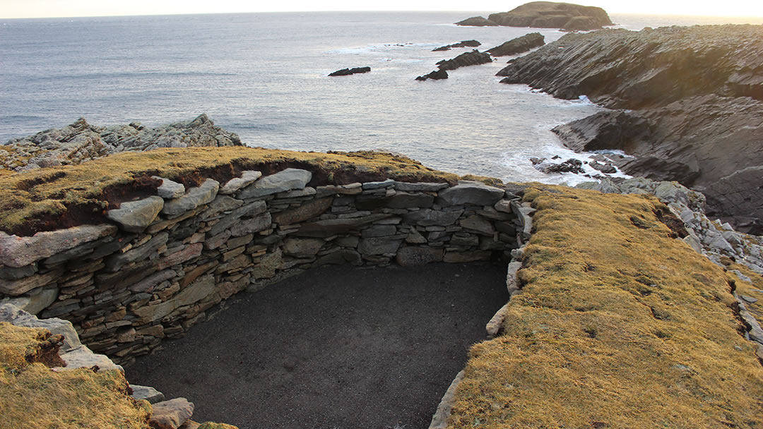 A cell in the Ness of Burgi, Shetland 