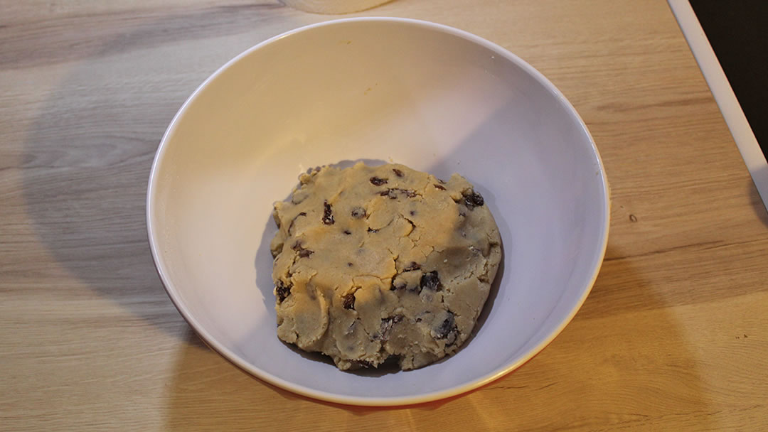 Birsay Biscuits, kneaded into a dough