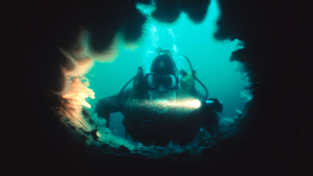 Diver in Scapa Flow, Orkney