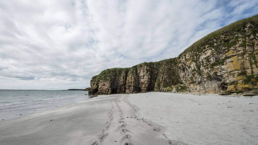 Doun Helzie is an Orkney beach on the island of Sanday that is full of surprises