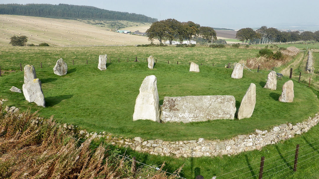 Easter Aquhorthies Stone Circle, near Inverurie