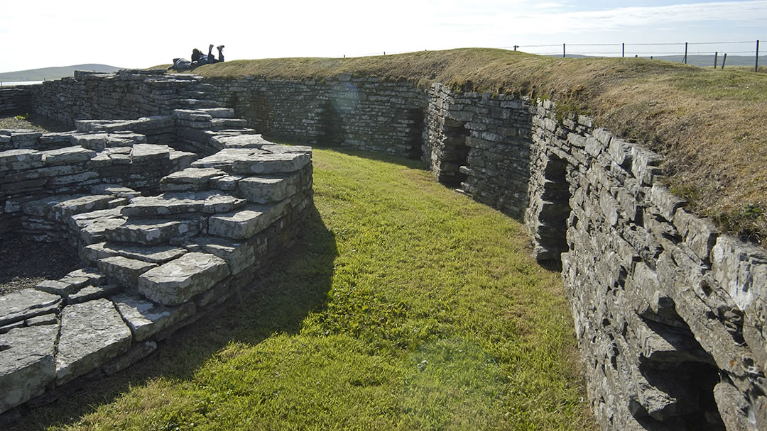 Exploring Cubbie Roo's Castle, Wyre, Orkney