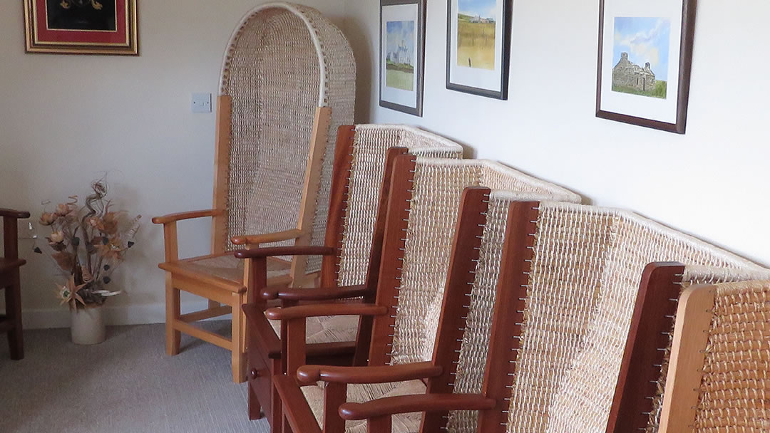 In Robert's Orkney Chair showroom