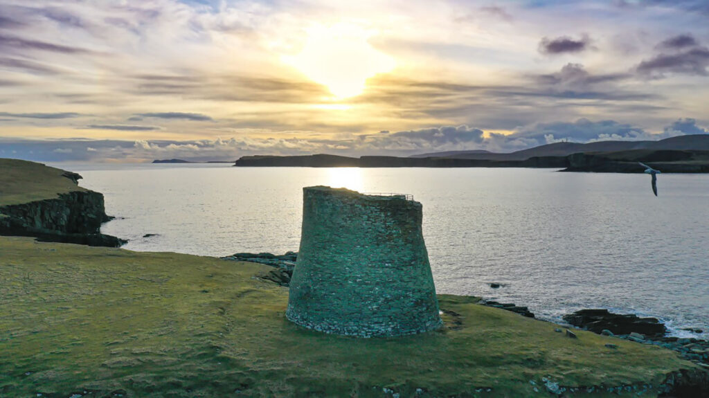 Mousa Broch - a beautifully preserved remnant of the Iron Age in Shetland