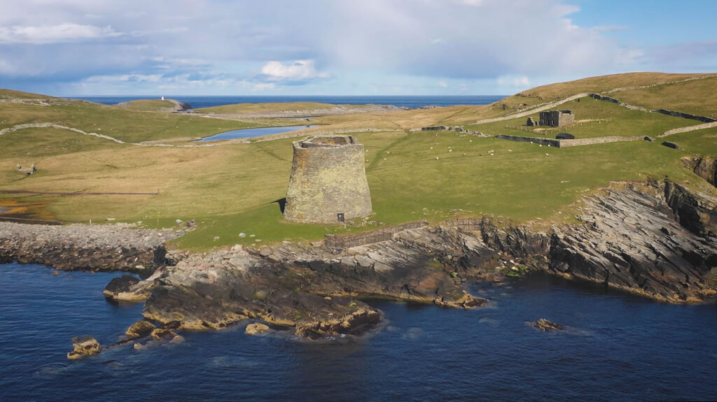 Mousa broch is the most complete Iron Age broch in Europe