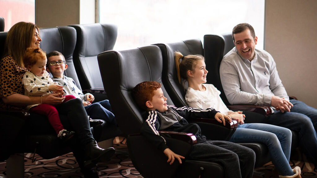 NorthLink Ferries reclining seats on board