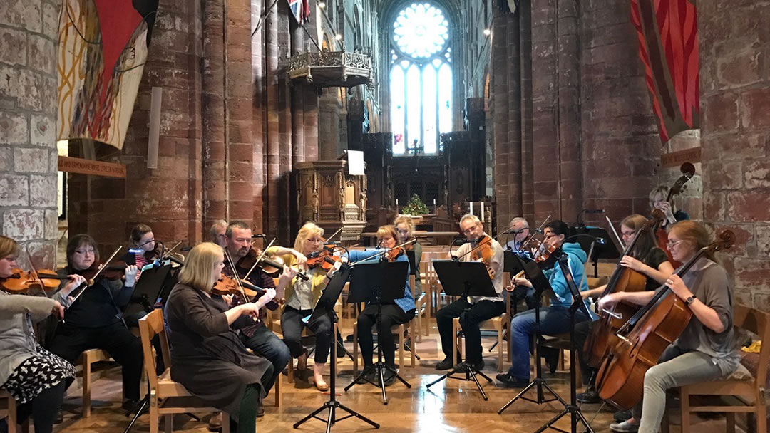Orkney Camerata performing at the St Magnus International Festival