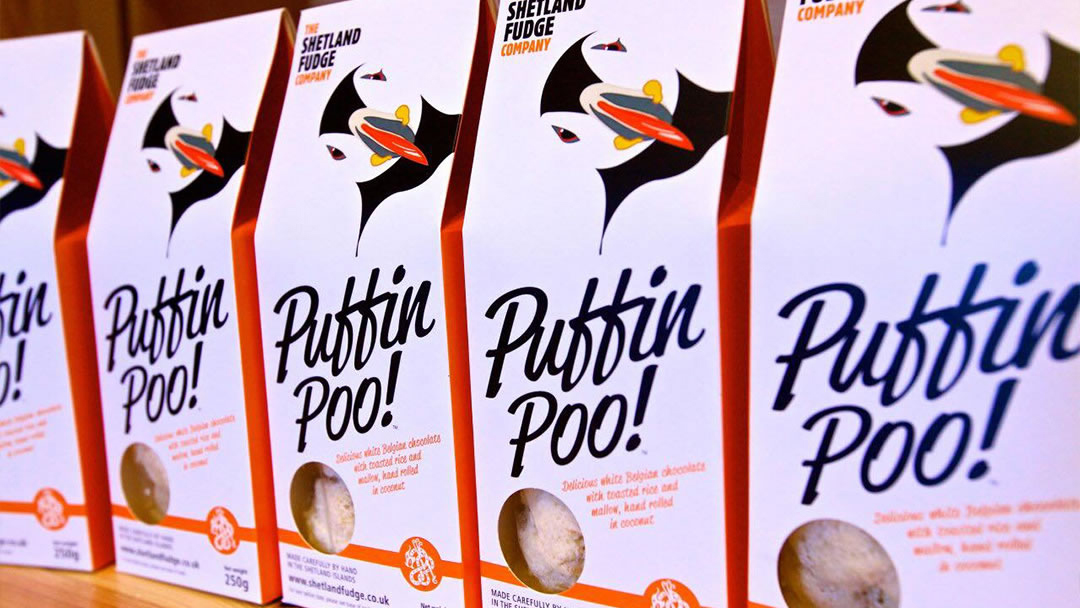 Puffin Poo, a delicious treat from the Shetland islands