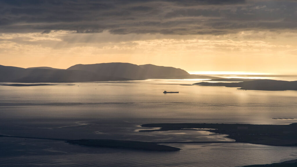Scapa Flow in the Orkney Islands