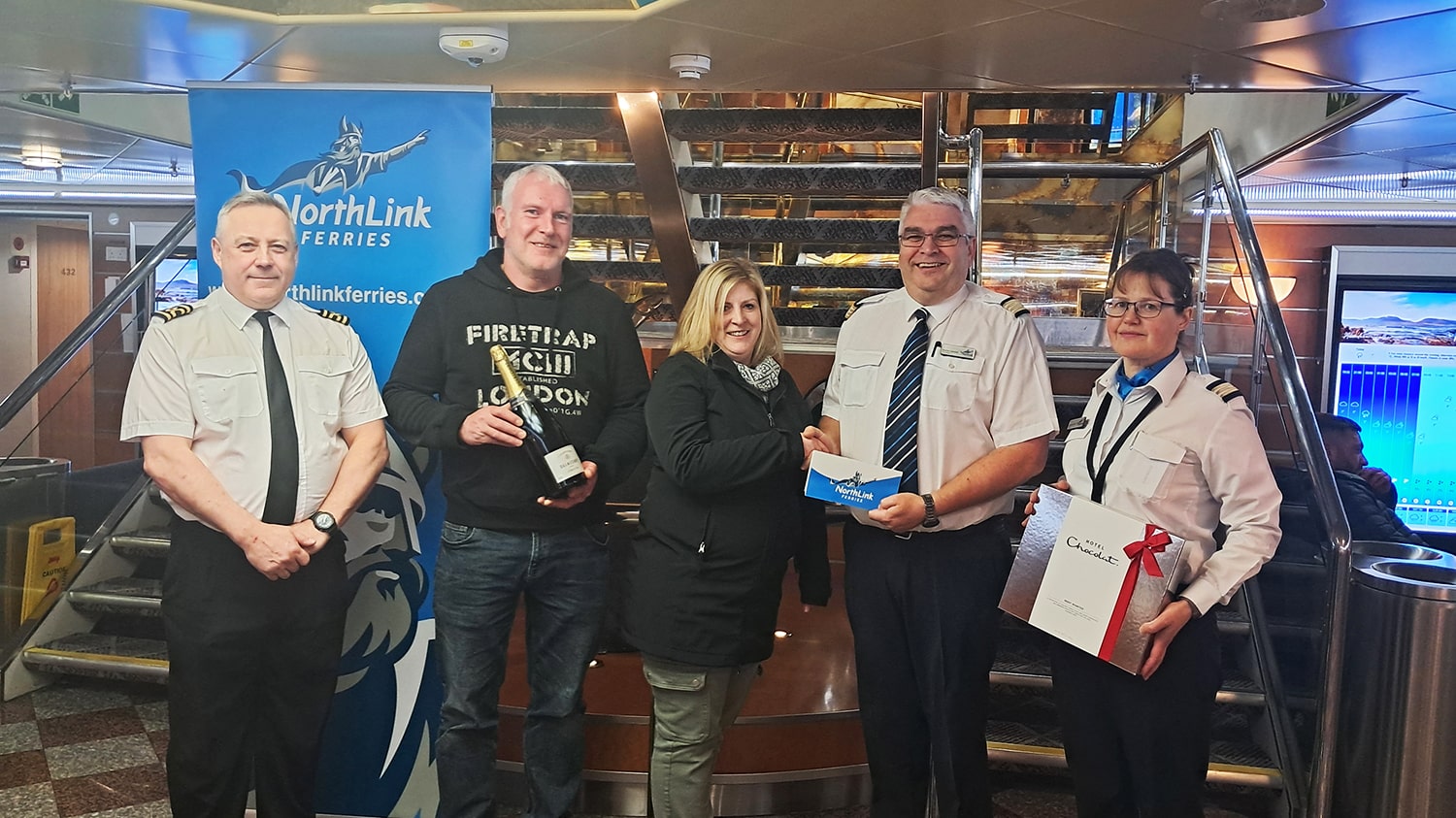Christmas comes early for Serco NorthLink Ferries’ 400,000th passenger of 2024
