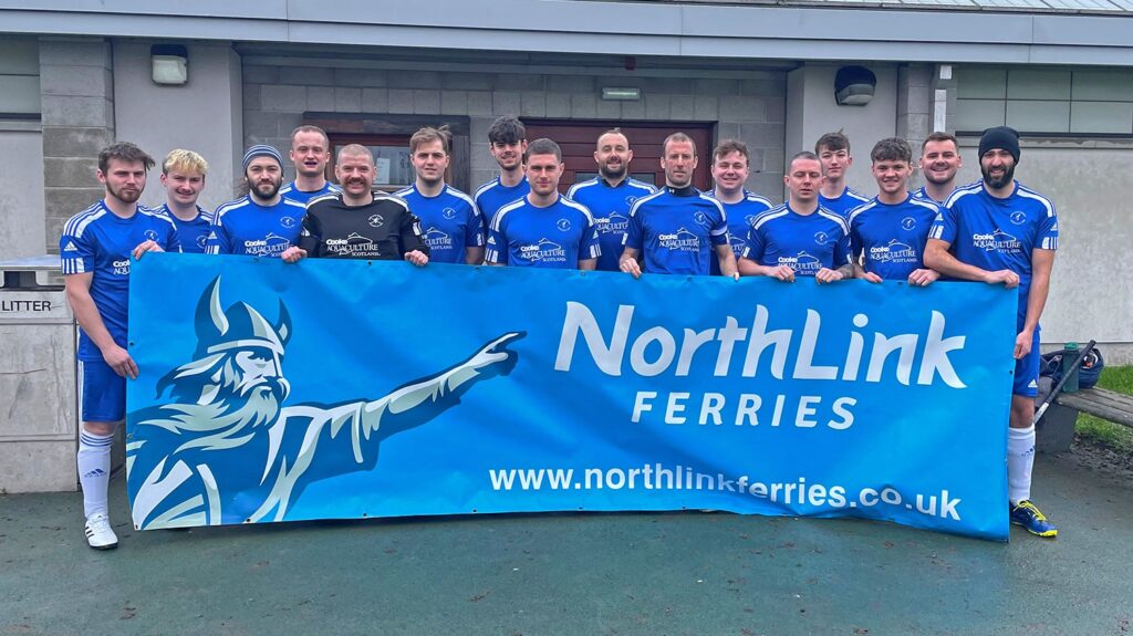 Shetland Men's Hockey Team attending a match in Aberdeen in the Scottish Hockey Reserve Cup