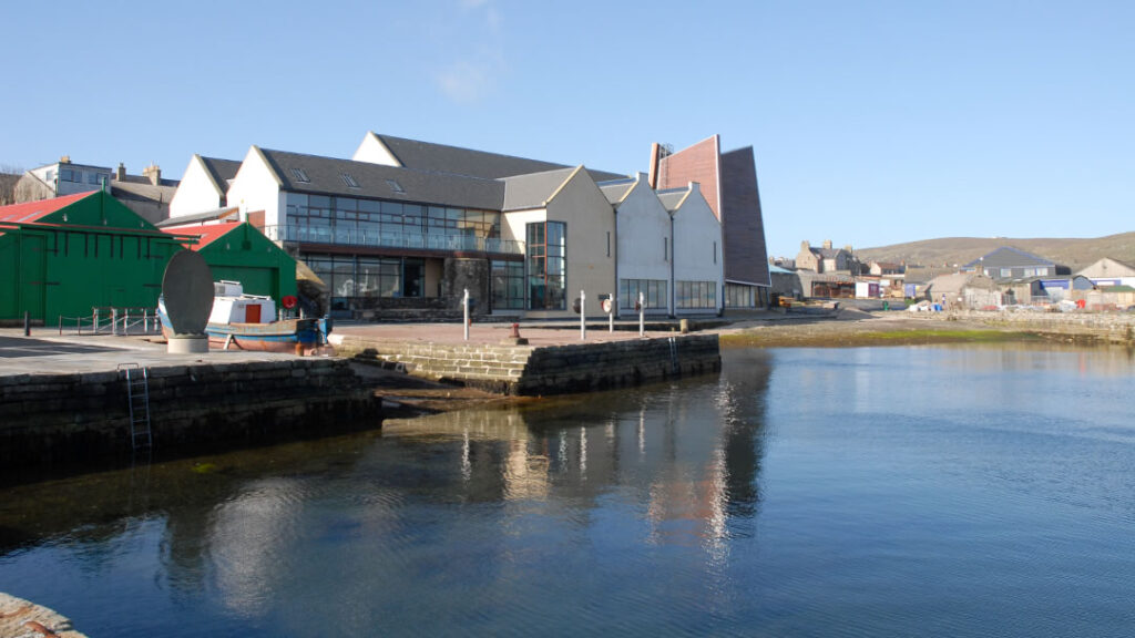 Shetland Museum and Archives on Lerwick’s waterfront