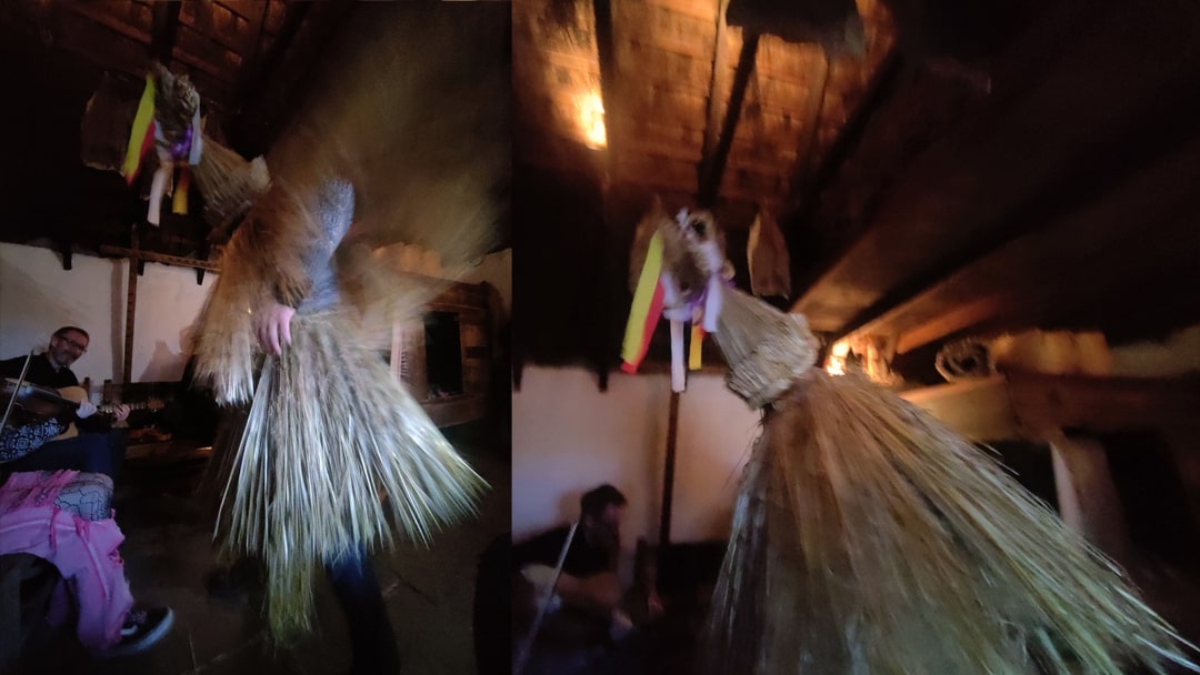 Skekler dancing at the Crofthouse Museum