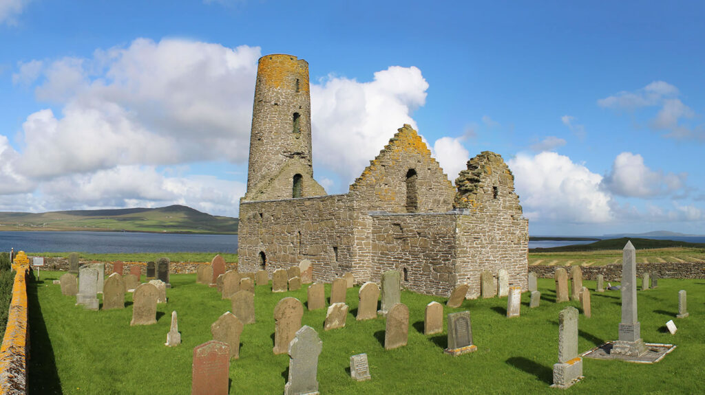 St Magnus Church on Egilsay in the Orkney Islands