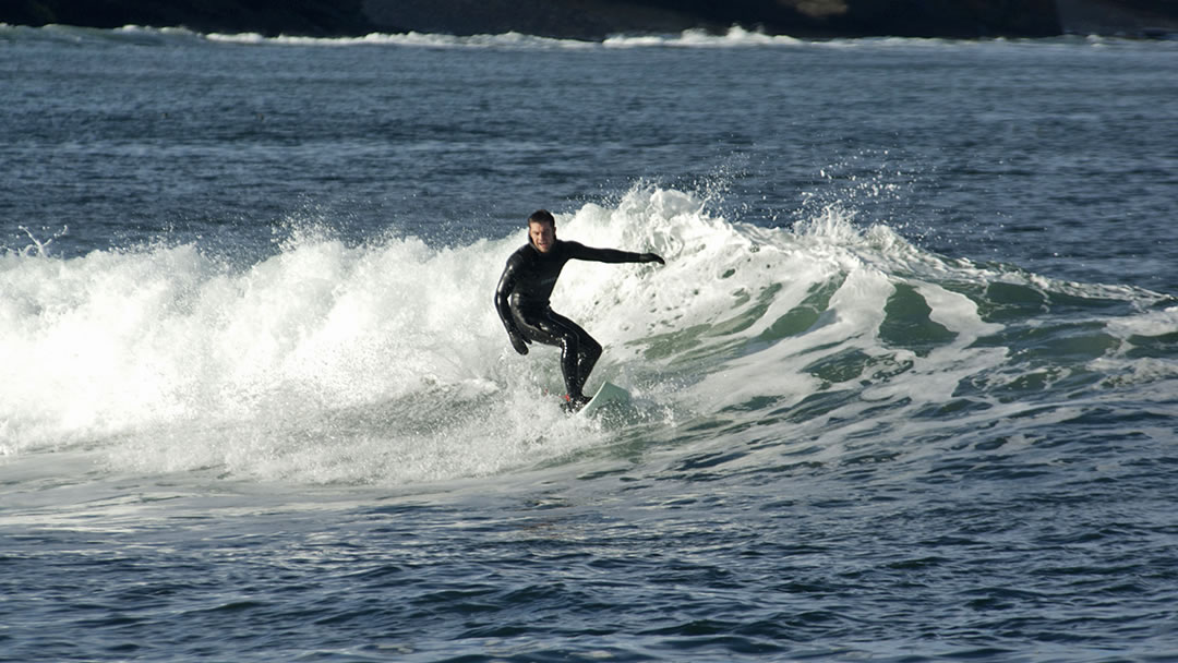 Surfing in Thurso, Caithness