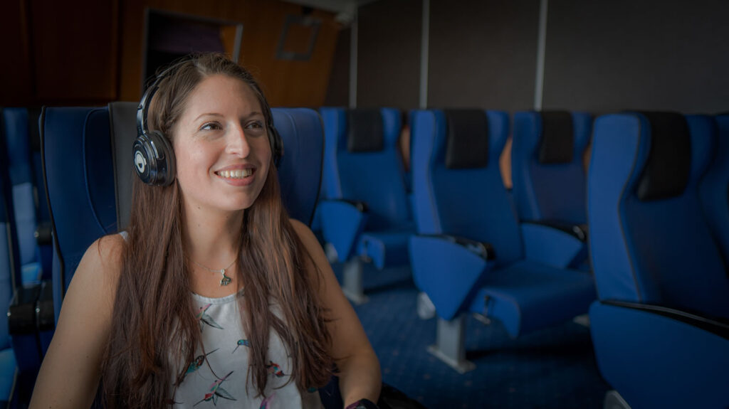Enjoy a film in the cinema on board the ferry to Shetland and Orkney