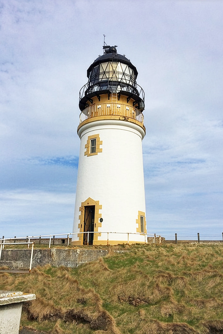 The Copinsay lighthouse tower
