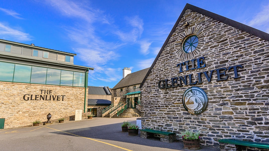 The Glenlivet Distillery in Speyside