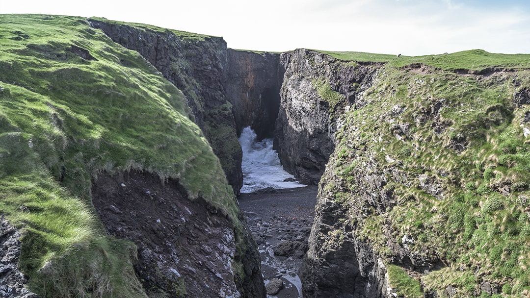 The Hol's o' Scraada at Eshaness, Shetland