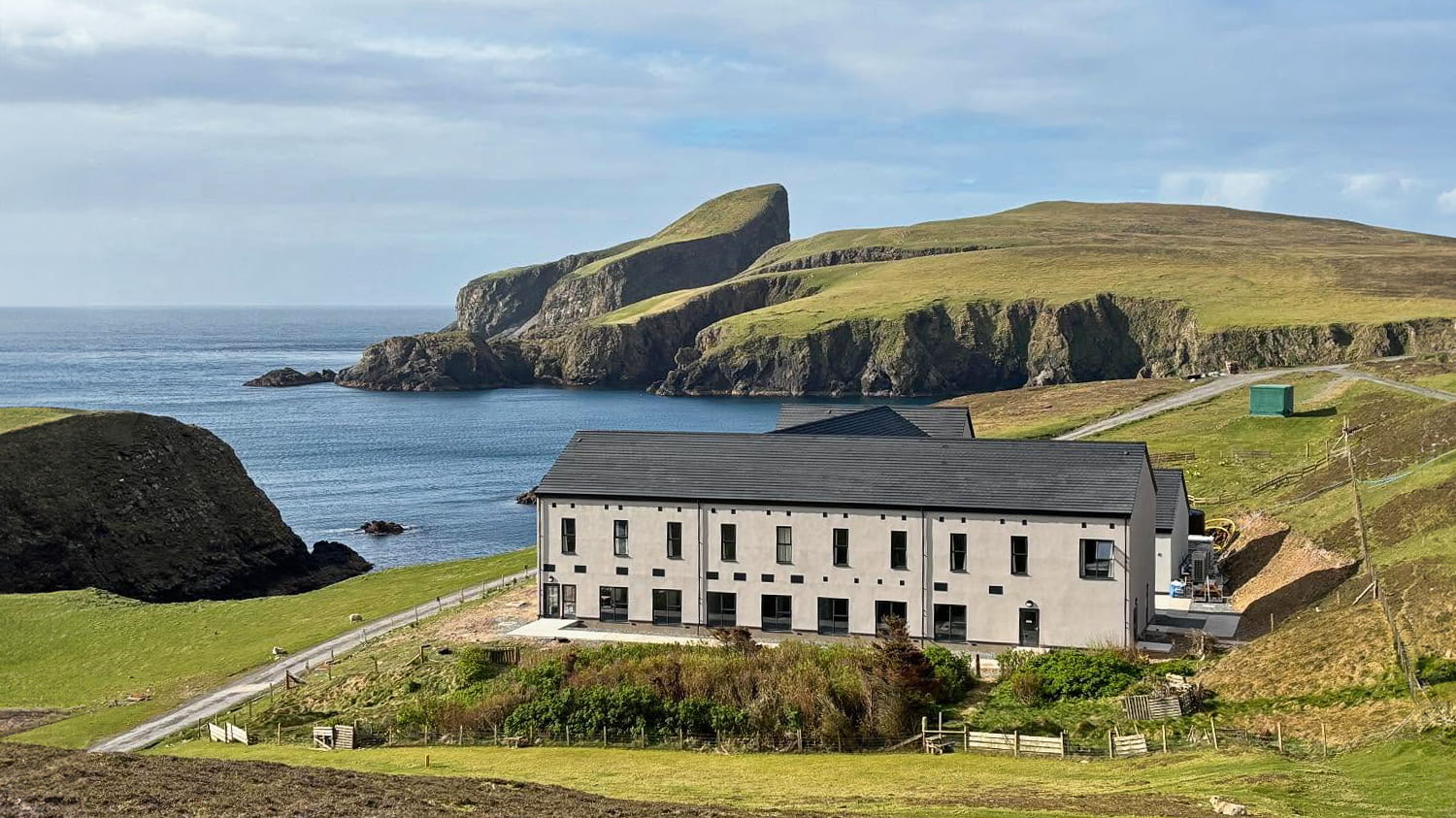 Visiting the new Fair Isle Bird Observatory