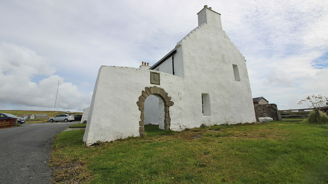 The Old Haa Museum exterior in Yell, Shetland