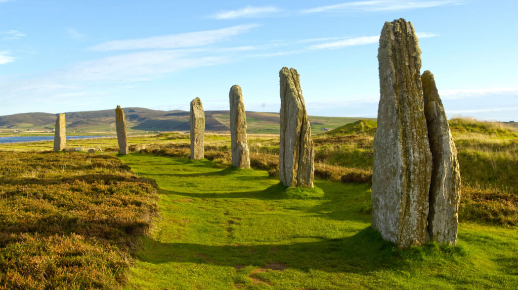 The Ring of Brodgar in the Orkney Islands