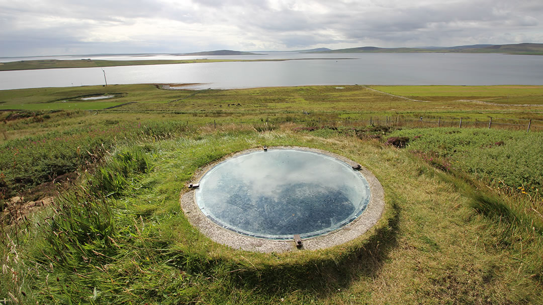The skylight on Taversoe Tuick in Rousay