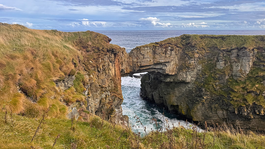The striking Vat o' Kirbister in Stronsay