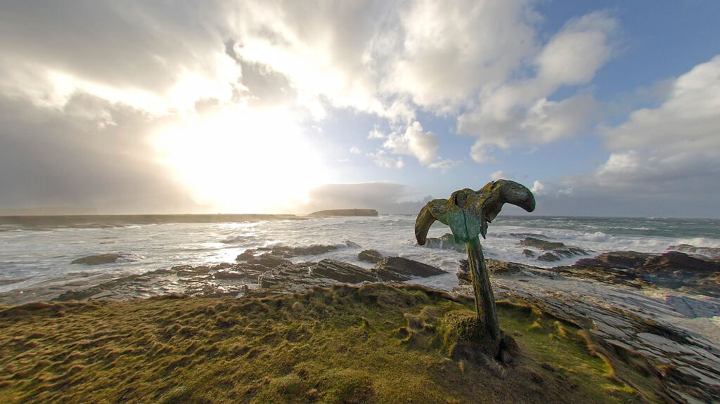 The Whalebone at Skipi Geo in Birsay, Orkney