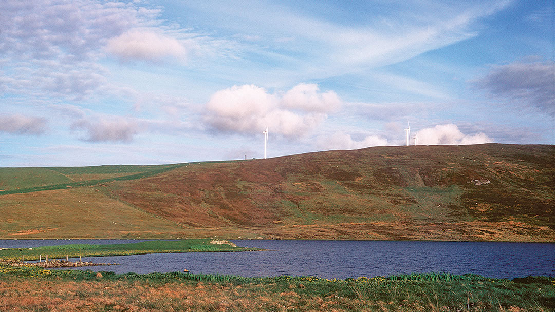 Tingwall Loch in Shetland