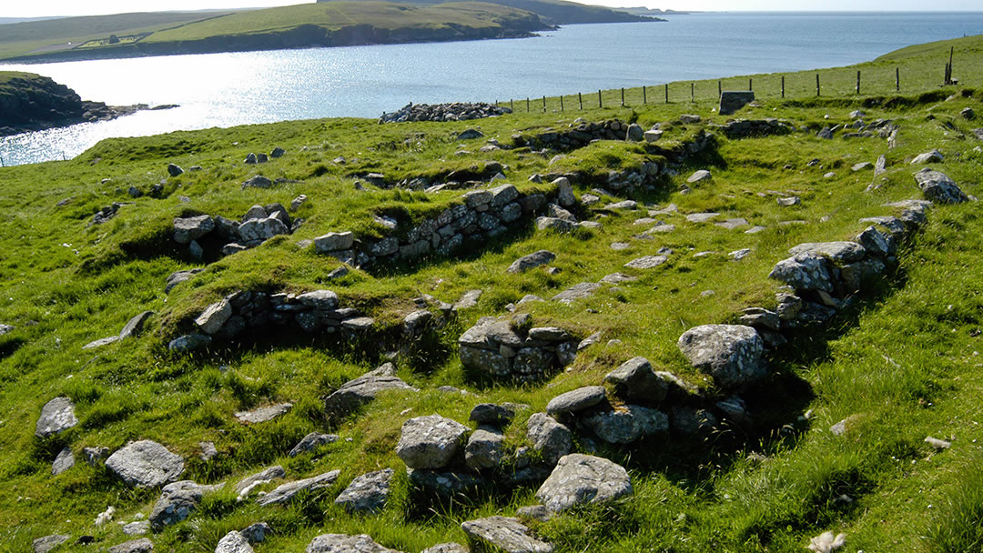 Underhoull, Viking Longhouses, Shetland