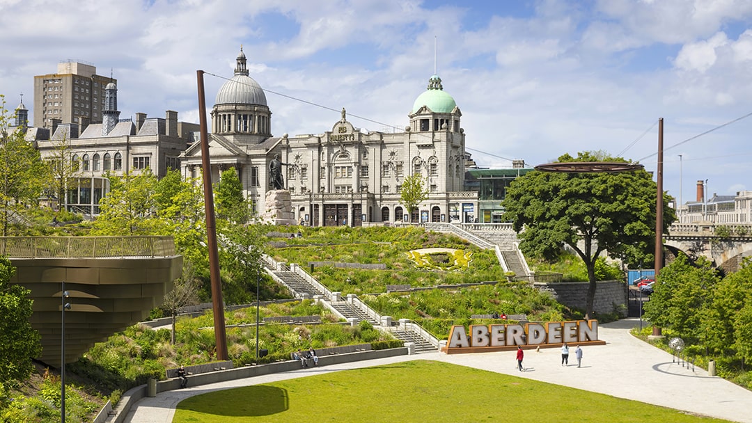 Union Terrace Gardens in Aberdeen