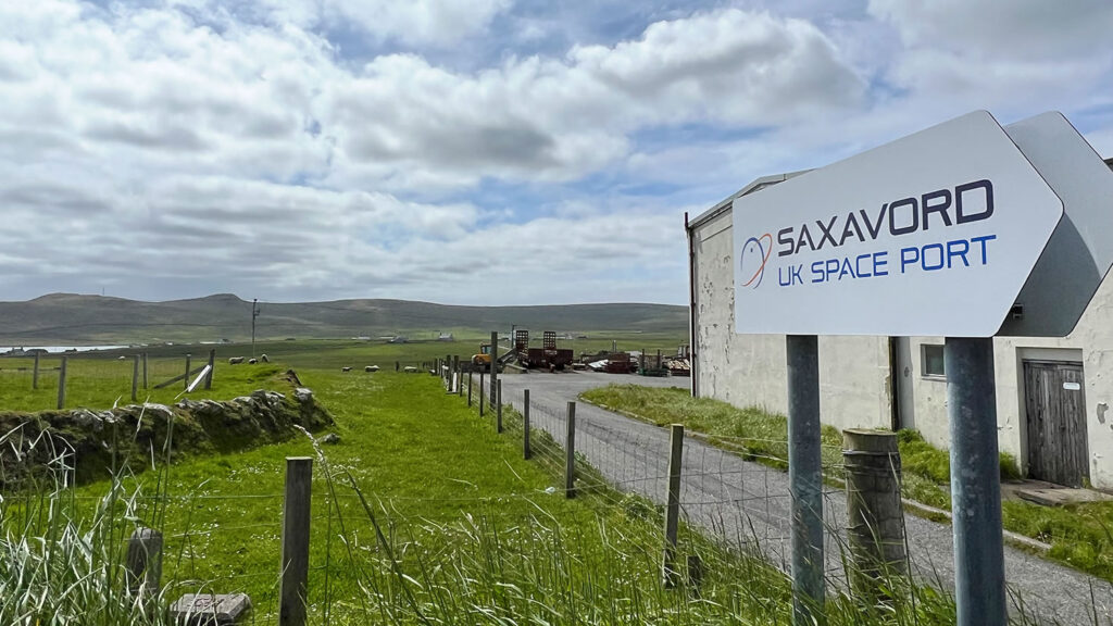 Unst space port in the Shetland Islands